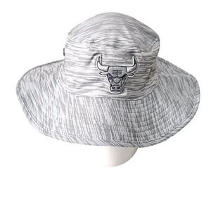Chicago Bulls Boonie Hat Cap OSFM NWT Unisex Heathered Gray Ultra Game